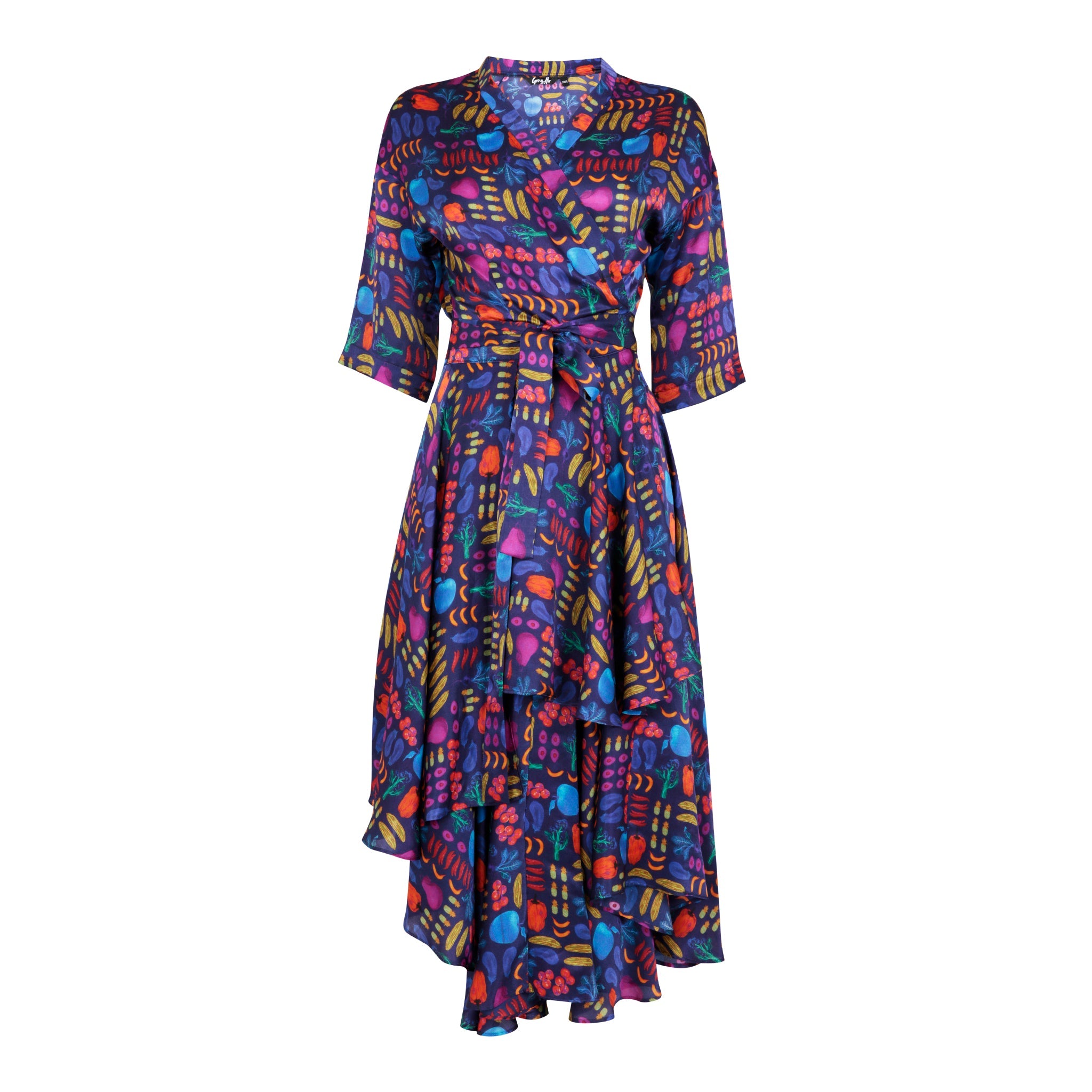 Airmiles Wrap Dress - SAMPLE