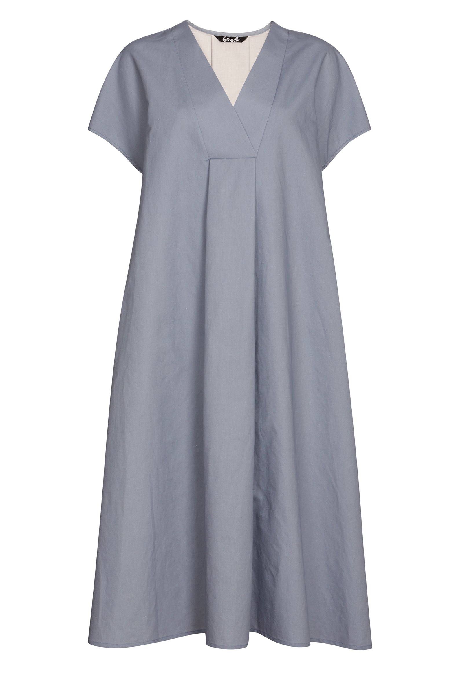 Light Blue Dress in Organic Cotton / Hemp - SAMPLE