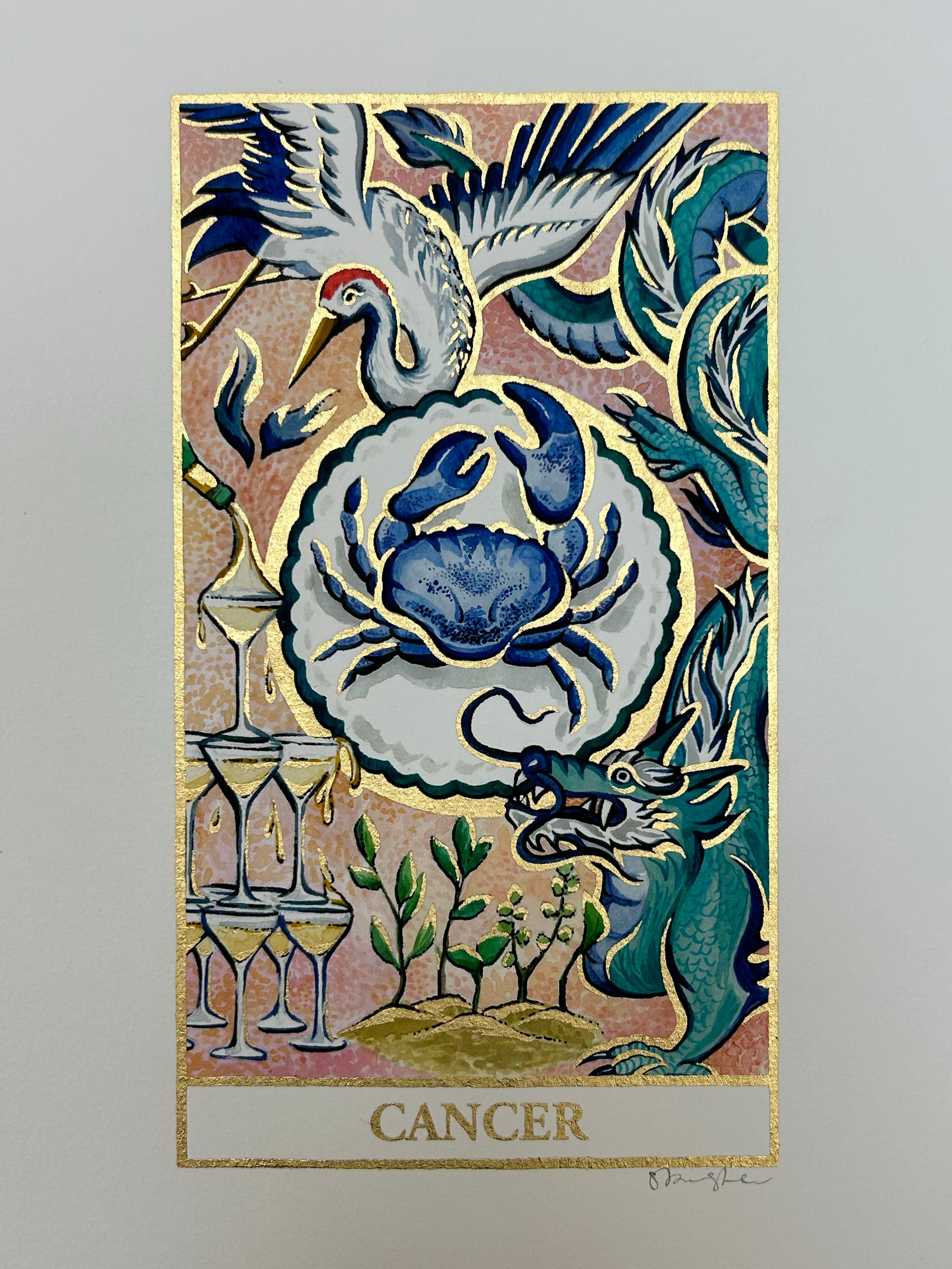 CANCER Zodiac Tarot Artwork