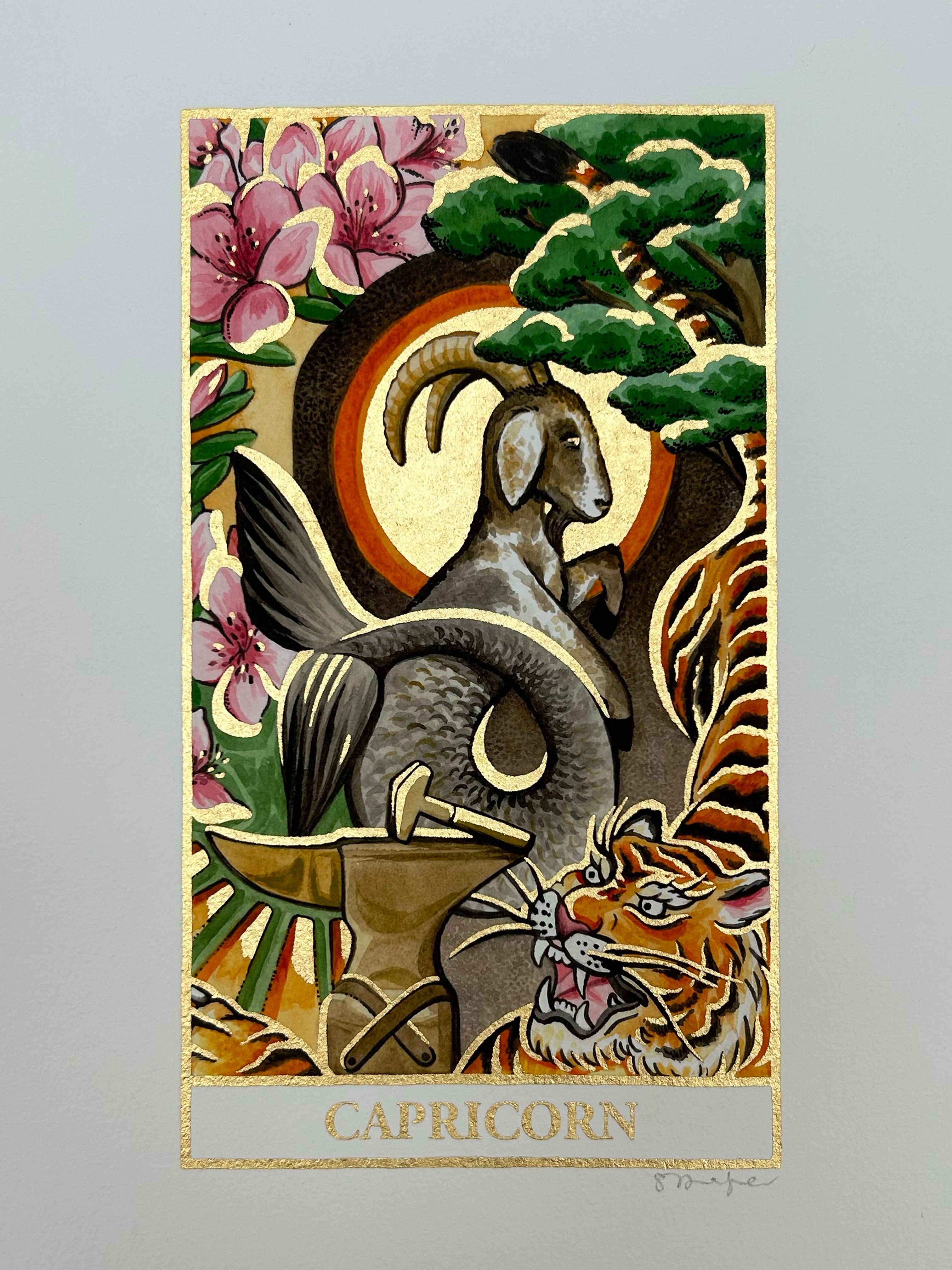 CAPRICORN Zodiac Tarot Artwork