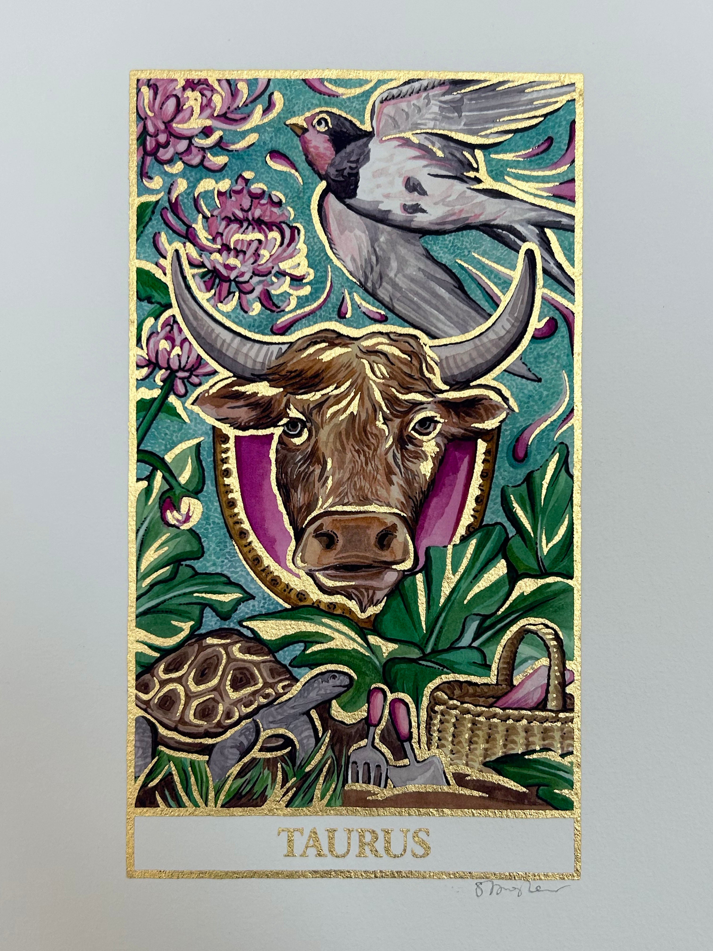 TAURUS Zodiac Tarot Artwork