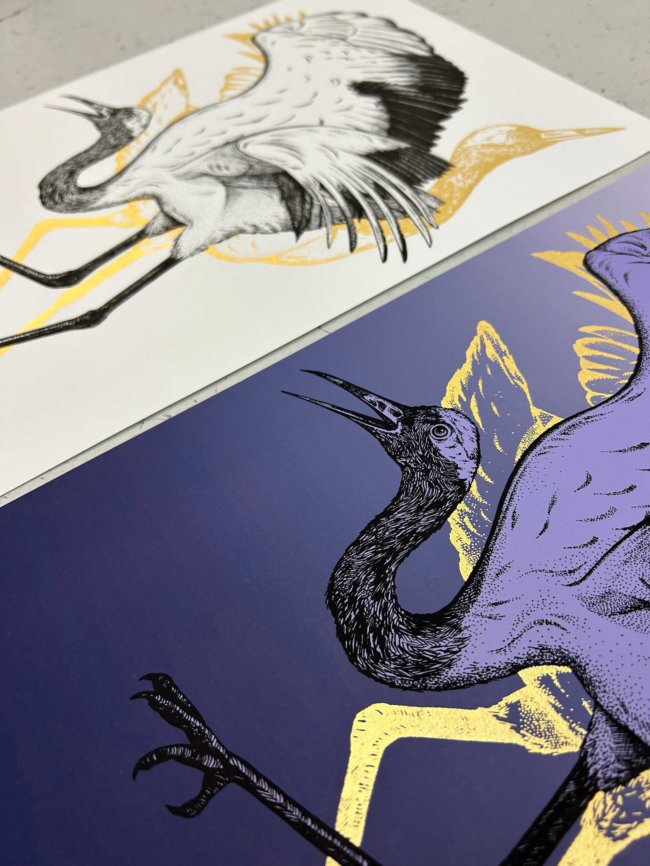 WHOOPING CRANE - LILAC – Gung Ho London