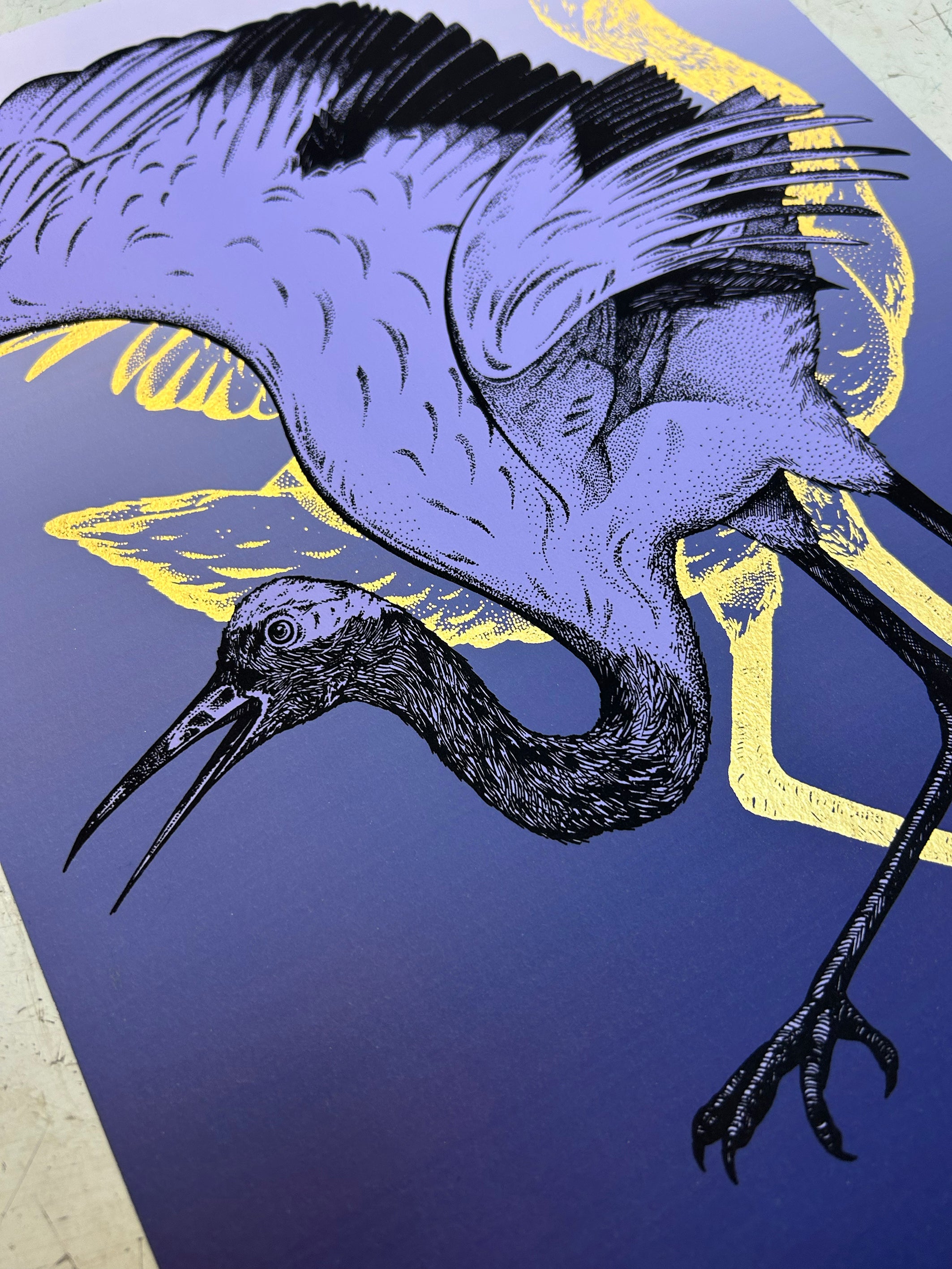 WHOOPING CRANE - LILAC – Gung Ho London